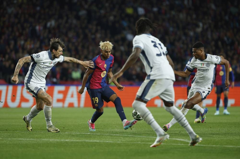 برشلونة والإنتر يبدعان بالـ 6