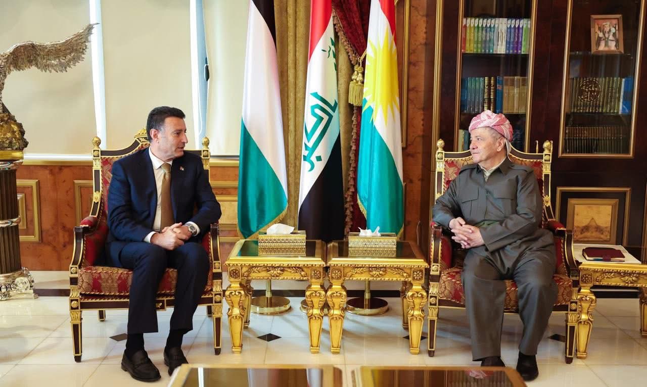 برزاني يستقبل رئيس مجلس النواب برزاني يستقبل رئيس مجلس النواب