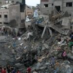 5 شهداء إثر قصف خيام النازحين بخانيونس​ 