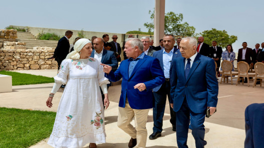 الملك يدشن المرحلة الثانية من الحديقة النباتية الملكية في تل الرمان