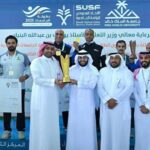 سباحو جامعة الإمام عبدالرحمن يُتوجون بكأس دوري الجامعات