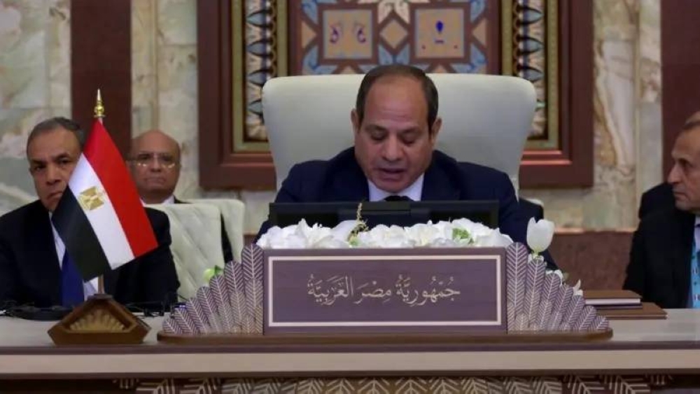 السيسي: إسرائيل دمرت كل شيء في غزة