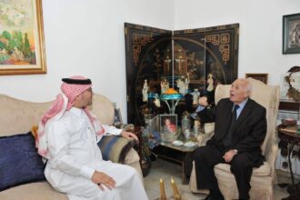 بخاري يلتقي النائب والوزير السابق إدمون رزق