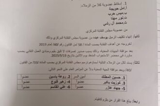 نقابة الفنانين السوريين: شطب عضوية 4.. وتغييرات بمجلس النقابة