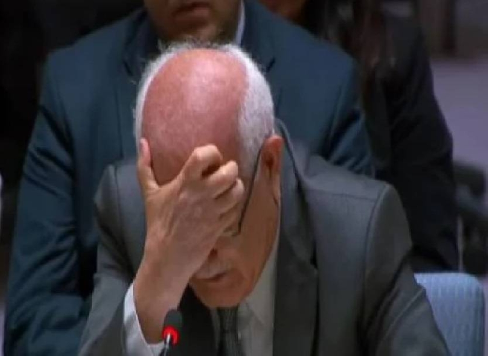 لماذا أجهش مندوب فلسطين في الأمم المتحدة بالبكاء بمجلس الأمن الدولي؟