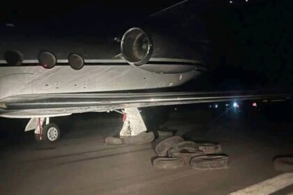 نجاة طائرة الرئيس الليبيري من كارثة أثناء هبوطها في مطار روبرتس