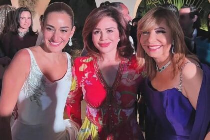 إطلالة ساحرة وحضور نجوم الفن.. أمينة خليل تحتفل بعقد قرانها
