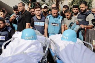 استشهاد 214 صحفيا فلسطينيا خلال حرب الإبادة الإسرائيلية على غزة والضفة​ 