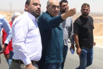 وزير الأشغال يتفقد مشروعي طريقي الموقر-الأزرق والمدينة الرياضية الجديدة