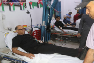 المستشفى الميداني الأردني 82 ينفذ حملة تبرع بالدم في غزة