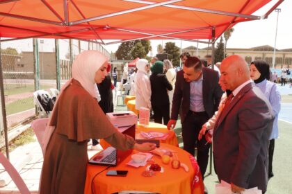 “رياضة اليرموك” تنظم فعالية توعوية بعنوان “لا تنخدع.. كلها سموم”