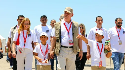 الأمير فيصل يتابع مجريات اليوم الثاني لرالي الأردن