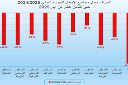 الأرصاد: أداء الموسم المطري الحالي ضعيف على المستوى الوطني
