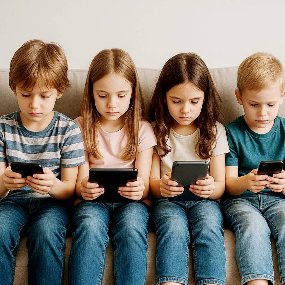 جرس إنذار عالمي.. الطفولة في قبضة القلق الرقمي جرس إنذار عالمي.. الطفولة في قبضة القلق الرقمي