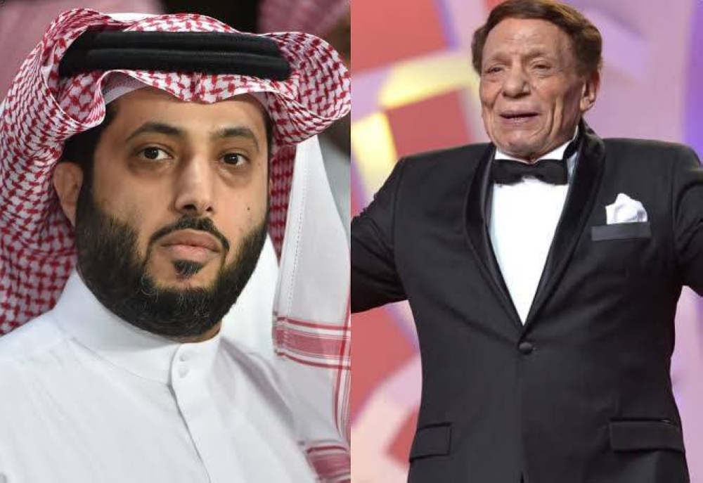 تركي آل الشيخ يزور «الزعيم» عادل إمام في منزله بمصر.. ما القصة؟