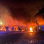 تخريب مروع بالعاصمة.. حريق يلتهم عشرات الشاحنات في برلين