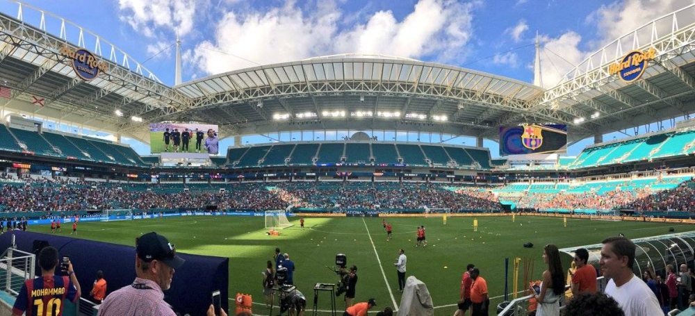 ملعب «هارد روك» مسرحاً لمواجهة الهلال وريال مدريد ملعب «هارد روك» مسرحاً لمواجهة الهلال وريال مدريد