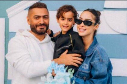 نجل تامر حسني في مرحلة حرجة.. وبسمة بوسيل تطلب الدعاء