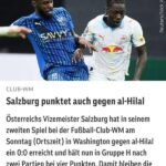 صحف النمسا: الهلال أقلقنا بعد مواجهة ريال مدريد