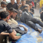 استشهاد 10 فلسطينيين على الأقل بقصف خيمة نازحين غربي خان يونس​ 