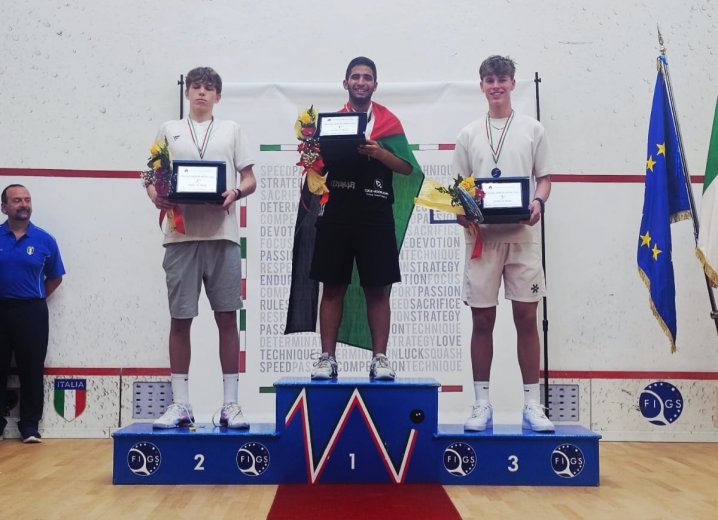 البطاينة يتوج بذهبية بطولة إيطاليا المفتوحة للسكواش البطاينة يتوج بذهبية بطولة إيطاليا المفتوحة للسكواش