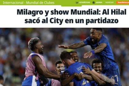 الصحف العالمية تتغنى بالهلال
