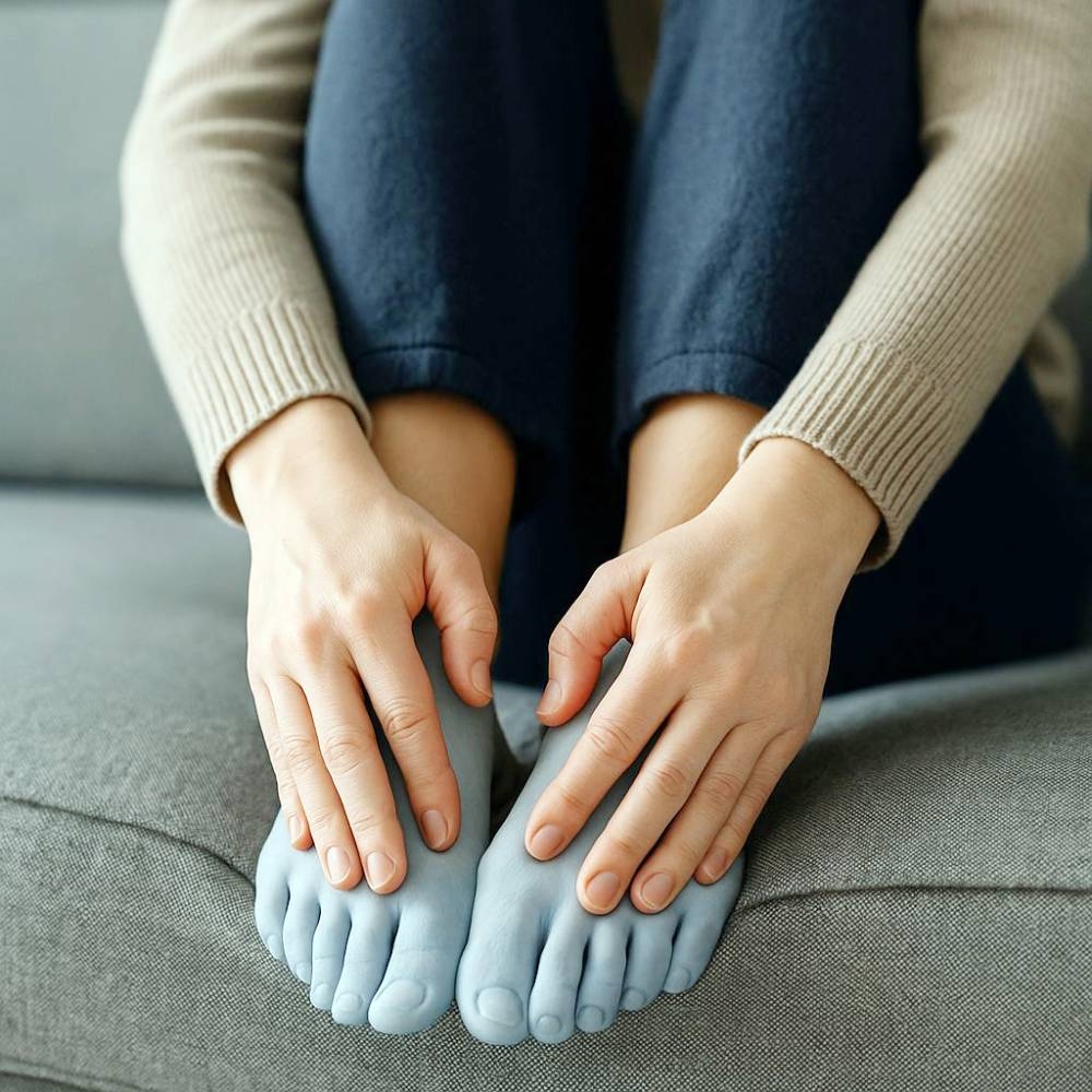 برودة اليدين والقدمين ناقوس خطر مبكر برودة اليدين والقدمين ناقوس خطر مبكر