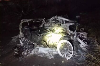 سيارة «جوتا» تتحول إلى رماد.. ورونالدو «مصدوم»