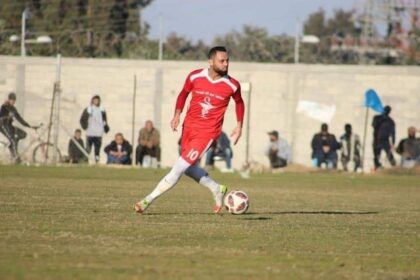 استقبل مولوده قبل وفاته بيوم.. مقتل اللاعب «مهند الليلي» في غارة إسرائيلية