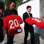 نيفيز وكانسيلو يشاركان في مراسم جنازة جوتا بالبرتغال