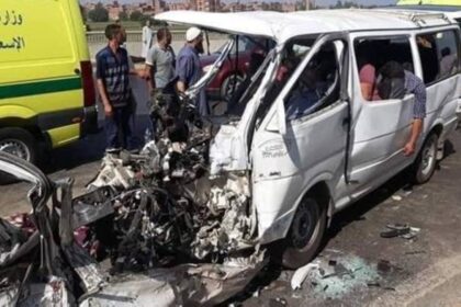 كارثة جديدة بالمنوفية: مصرع 9 وإصابة 11 في حادث مروع