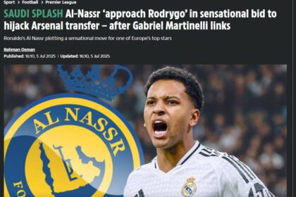 النصر يقتحم سباق التعاقد مع رودريغو