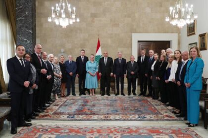 الرئيس اللبناني يطالب أوروبا بمبادرة لدعم الجيش واستعادة كامل أراضي بلاده