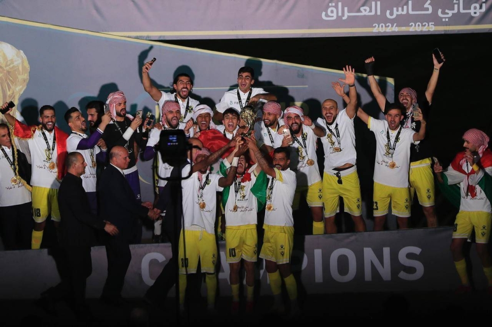 دهوك بطلاً لكأس العراق للمرة الأولى في تاريخه دهوك بطلاً لكأس العراق للمرة الأولى في تاريخه