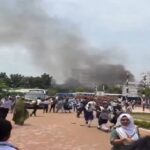 مقتل 19 بنغاليّاً في تحطّم طائرة تدريب للقوات الجويّة فوق مجمّع تعليمي بدكا