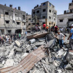 شهداء وجرحى جراء القصف الإسرائيلي لمناطق في غزة​ 