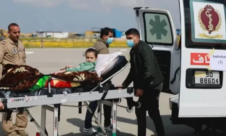 وصول 23 طفلا من قطاع غزة إلى الأردن وصول 23 طفلا من قطاع غزة إلى الأردن