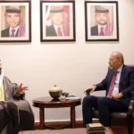 الصفدي واليماحي يؤكدان ضرورة وقف العدوان الإسرائيلي على غزة