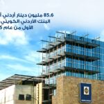 85.6 مليون دينار أردني أرباح مجموعة البنك الأردني الكويتي في النصف الأول من عام 2025