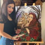 حين كانت الفرشاة ملاذاً.. غادة نصار تحكي طفولتها في السعودية