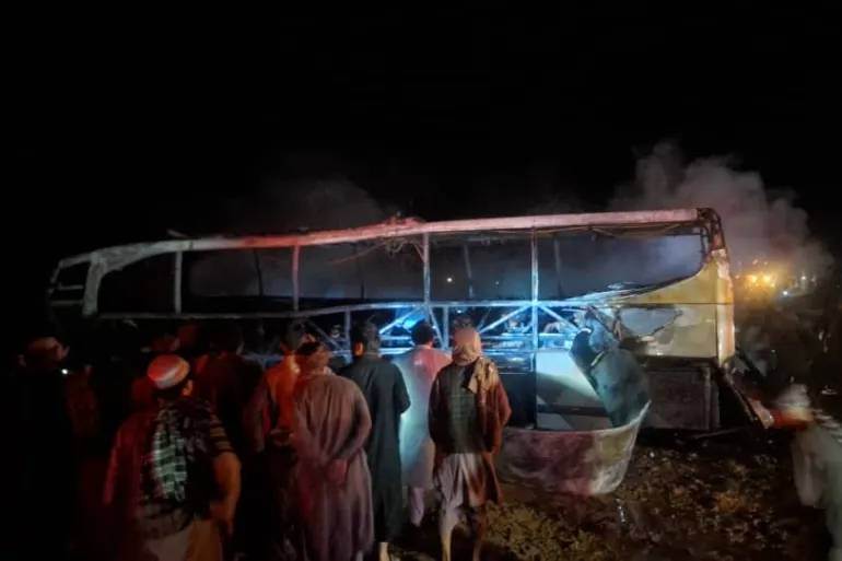 مصرع 76 مهاجراً أفغانياً في حادثة مروعة مصرع 76 مهاجراً أفغانياً في حادثة مروعة