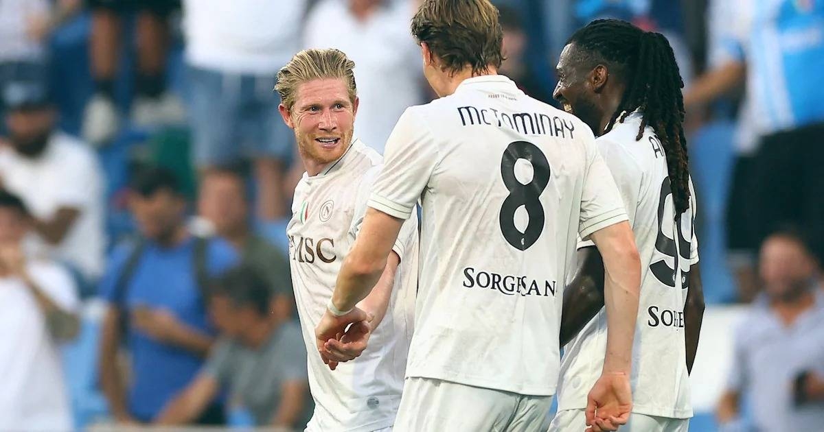 دي بروين يقود نابولي للفوز على ساسولو في افتتاح الدوري الإيطالي دي بروين يقود نابولي للفوز على ساسولو في افتتاح الدوري الإيطالي