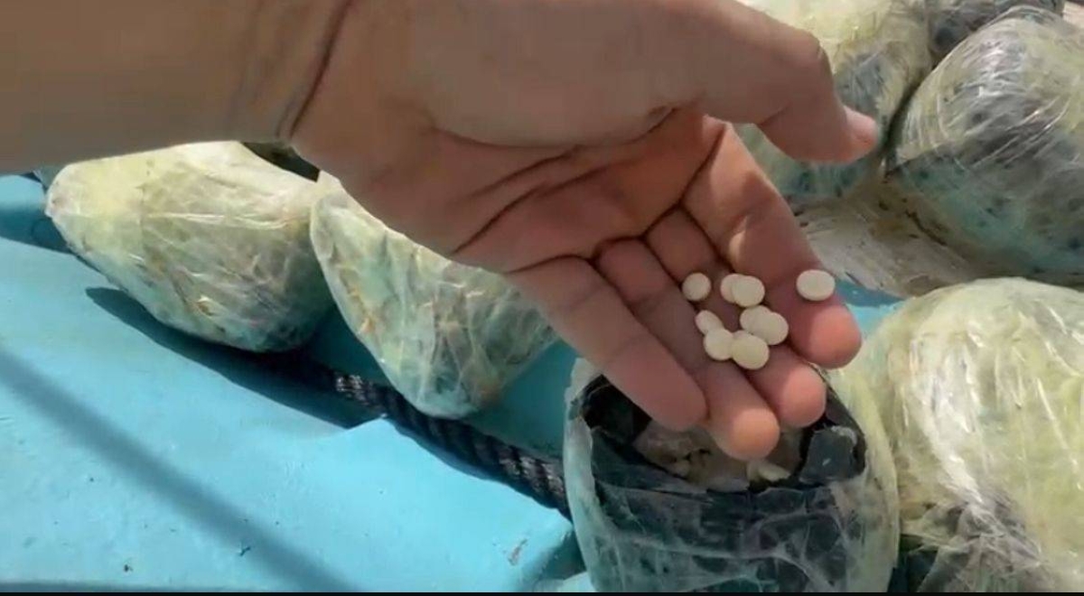 اليمن: ضبط شحنة مخدرات بقارب تهريب في باب المندب اليمن: ضبط شحنة مخدرات بقارب تهريب في باب المندب