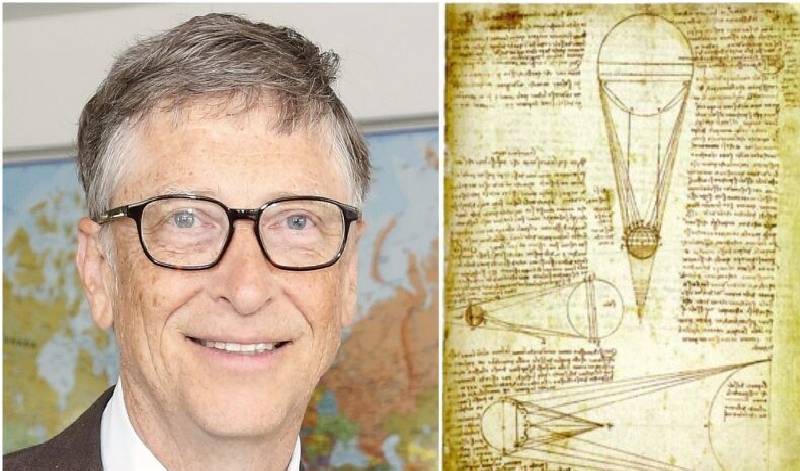 مخطوطة ليستر.. بيل غيتس يعرض للعالم كنز دافنشي العلمي مخطوطة ليستر.. بيل غيتس يعرض للعالم كنز دافنشي العلمي