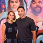 «بعد شائعات انفصالهما».. ياسمين رئيس رفقة زوجها رجل الأعمال في عرض فيلمها الجديد