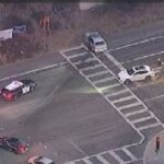 3 أطفال داخل سيارة مسروقة خلال مطاردة أمريكية شرسة