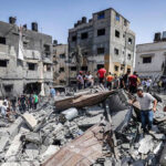 ستة شهداء جراء القصف الإسرائيلي وسط وجنوب قطاع غزة​ 