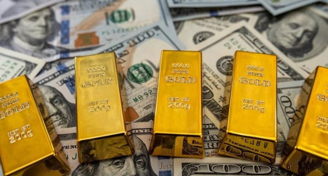 استقرار الذهب وانخفاض الدولار عالميا استقرار الذهب وانخفاض الدولار عالميا