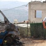 مستوطنون يحرقون 4 مركبات ومنزلا ويخطون شعارات عنصرية شمال رام الله​ 