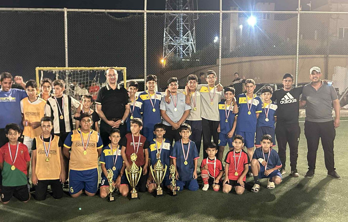 اختتام بطولة الوفاء للقائد في ام الجمال